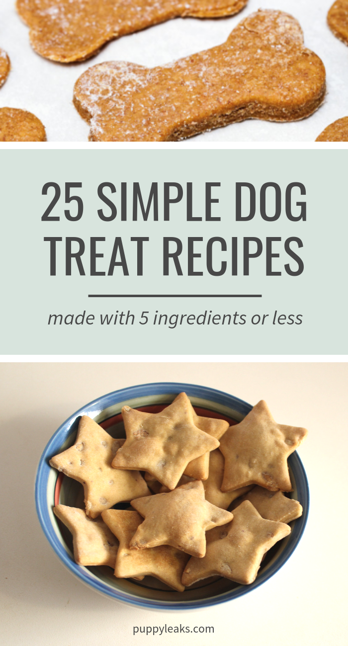 25 Simple Dog Treat Recipes Made With 5 Ingredients or Less