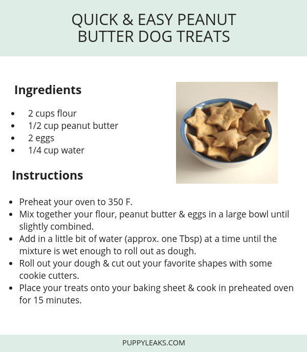 Quick \u0026 Easy Peanut Butter Dog Treats 
